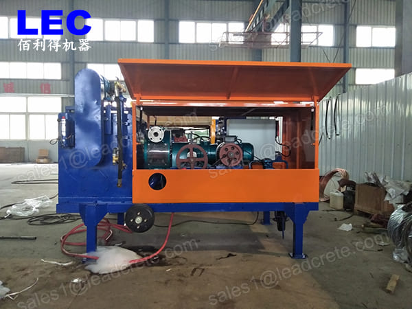 Foam concrete block making machine