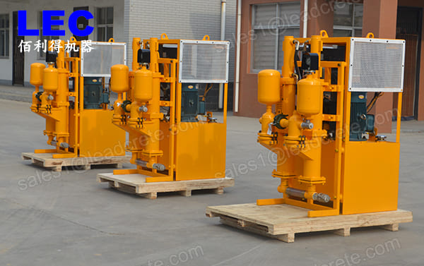 Fine stone concrete grouting pump