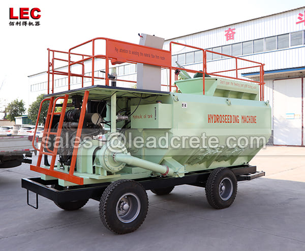 High Efficiency Diesel Engine Hydroseeding Machine for Landscaping