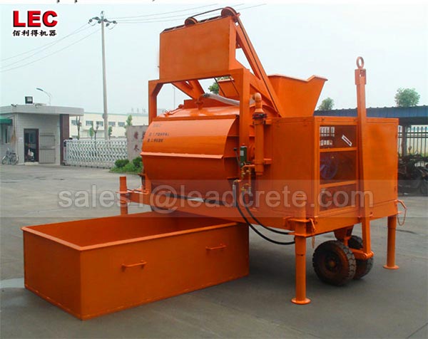 lightweight foam concrete mixer and pump in one body