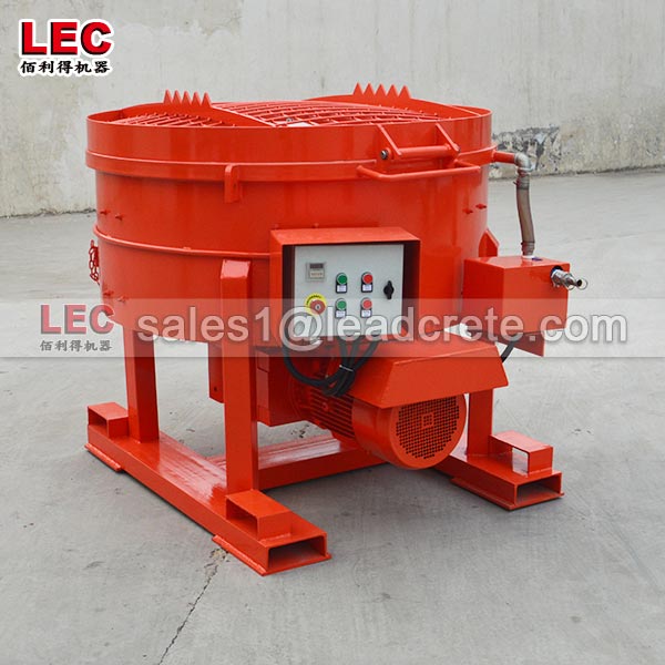 Pan 1000kg refractory mixer