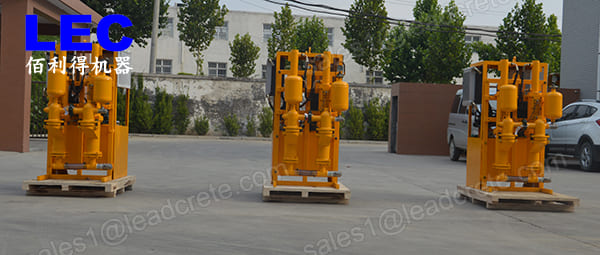 Piston grout pump