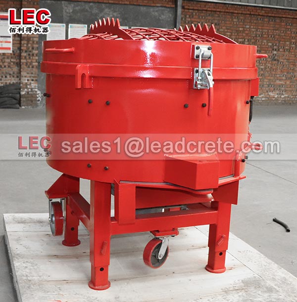 Refractory pan mixture machine