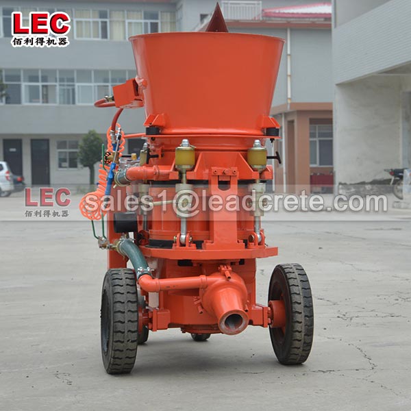 Small conventional refractory gunning machine