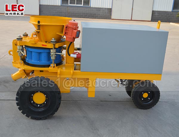 tunnel concrete shoot morter wet type shotcrete spraying machine