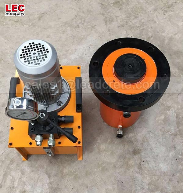 100t double acting ended high tonnage pull hydraulic cylinder