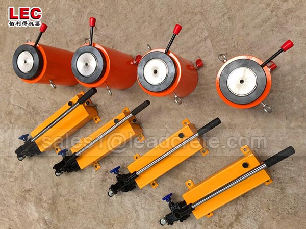 260 Ton single acting low profile lock nut hydraulic cylinder jack