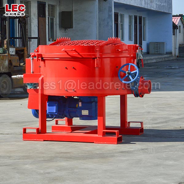 300kg capacity refractory pan mixer