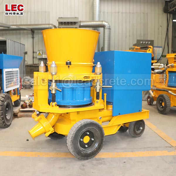 Best electric CE Safety standard and dry & damp mix shotcrete machine