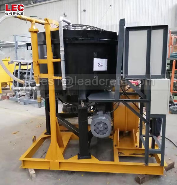 CLC foam concrete block making machine with pump