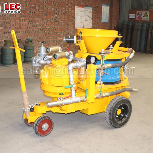 China Made dry spraying concrete shotcrete gunning machine