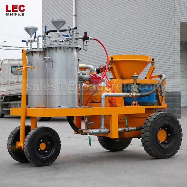 China wet mix concrete spray shotcrete gunite machine