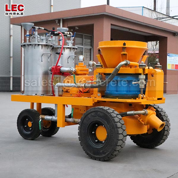 cement wet mix shotcrete spray pump machine