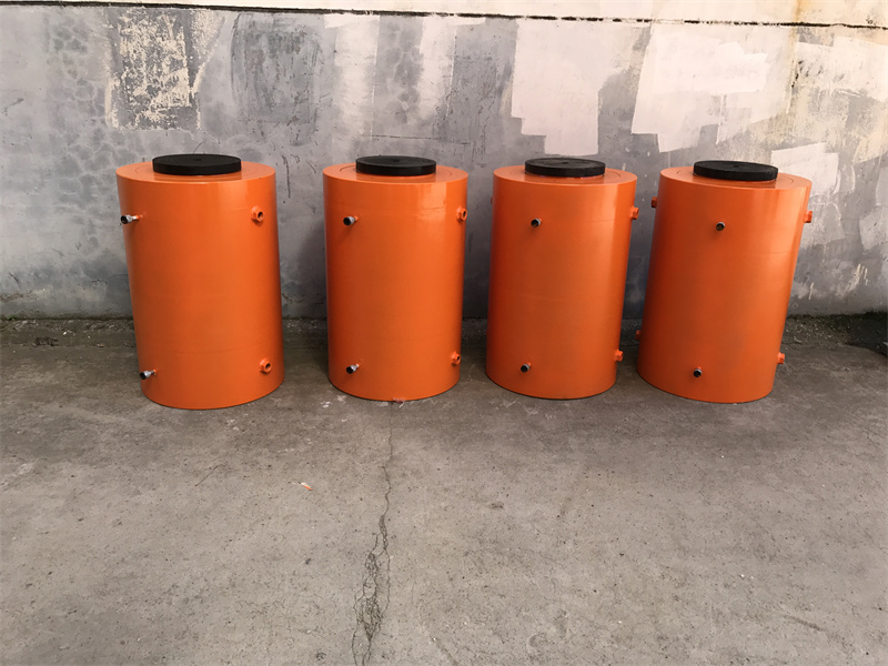 Double acting push pull hydraulic cylinder