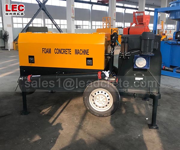 Foam concrete block making machine for clc foam concrete