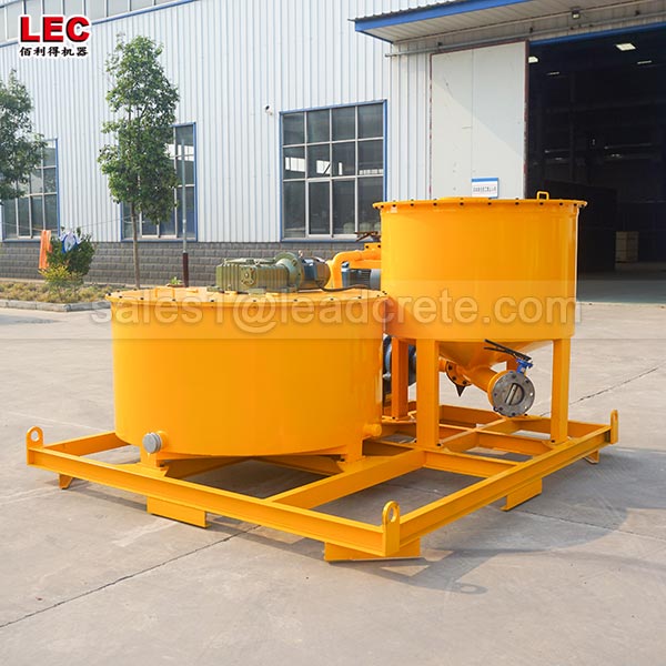 Grout mixer pump for grouting
