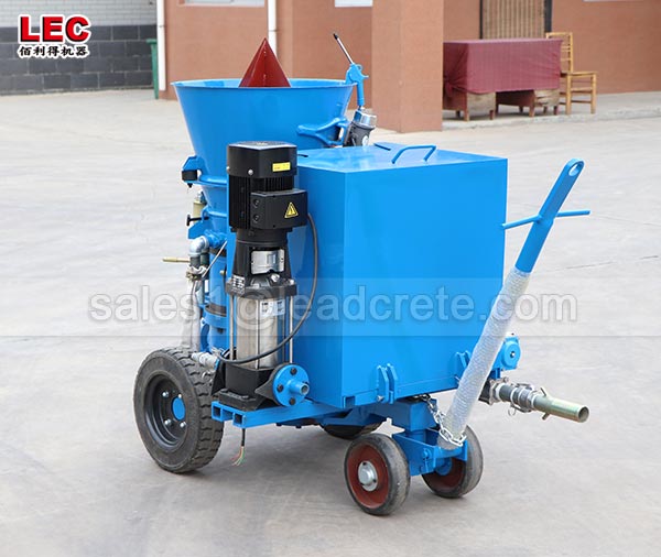 Rubber wheel refractory shotcrete for sale