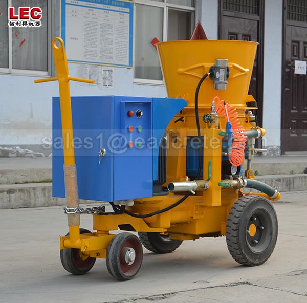 Rubber wheel refractory shotcrete for sale