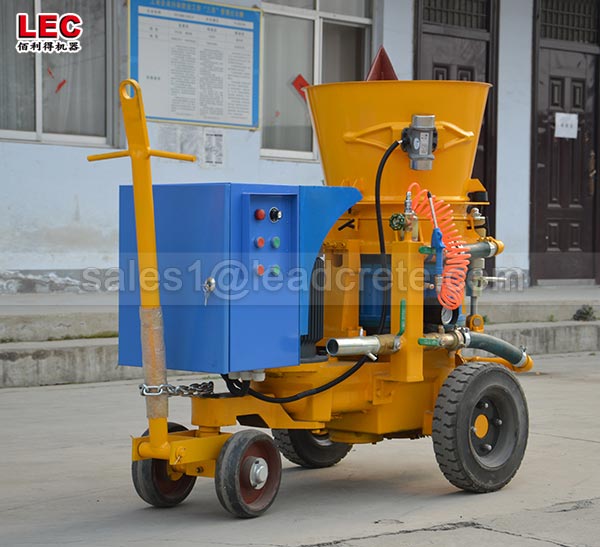 Semi-dry refractory gunite machine for sale