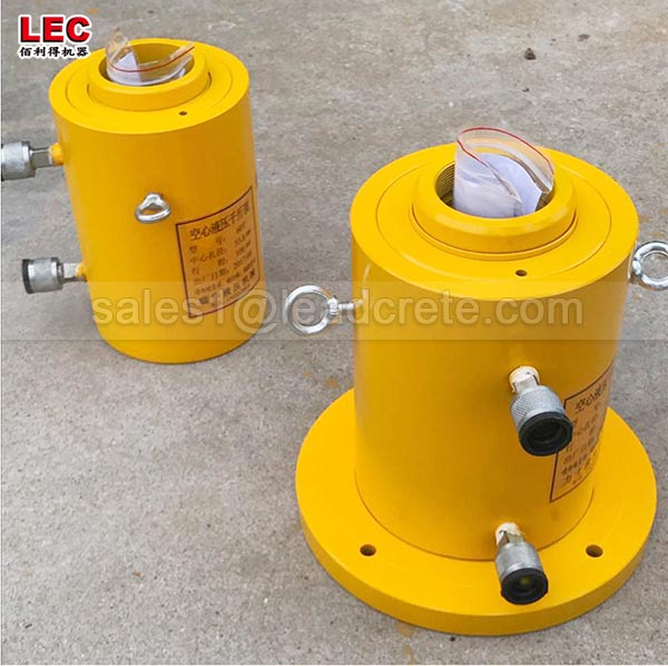 High strength double acting high tonnage hydraulic jack