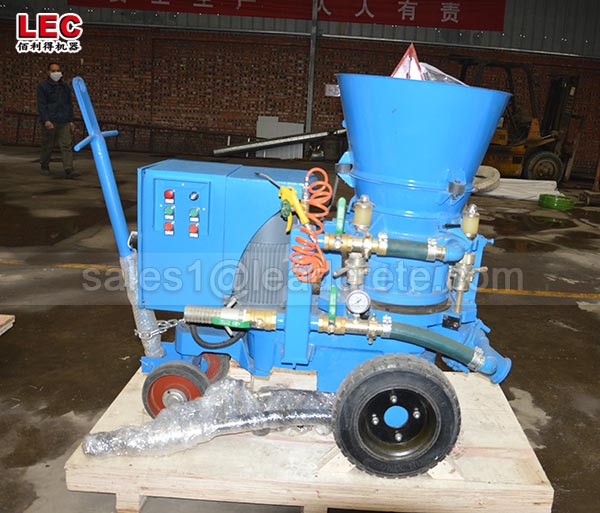 Small size damp refractory shotcrete machine for sale