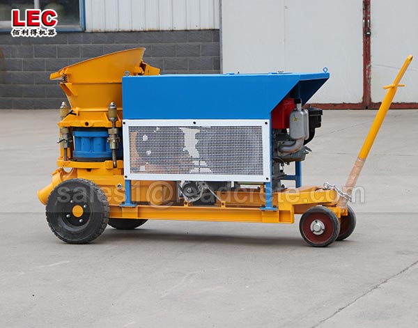 Tunnel use rotor type dry shotcrete machine sales