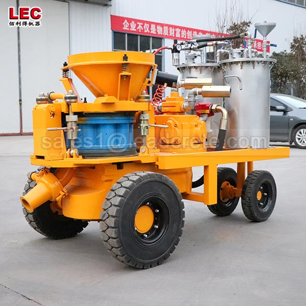 adjustable speed concrete wet shotcrete machine