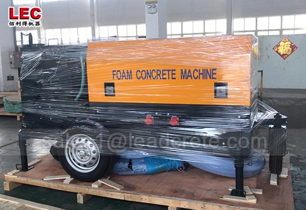 cellular foam concrete block making machine for making blocks