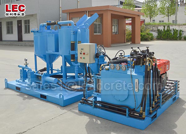 Injection grout plant