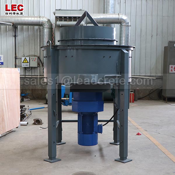 concrete pre-cast refractory pan mixer