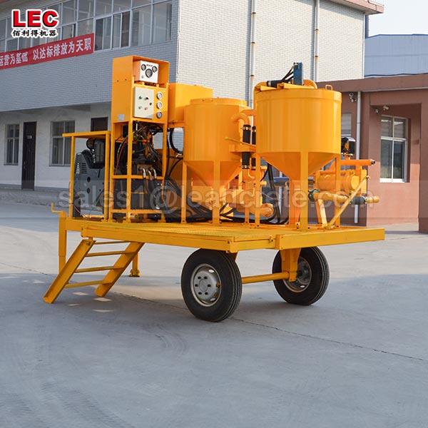 diesel engine hydraulic grout plant