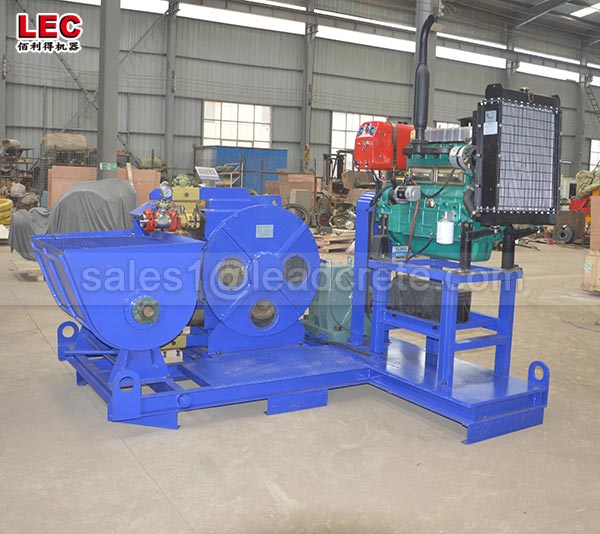 Diesel peristaltic concrete pump