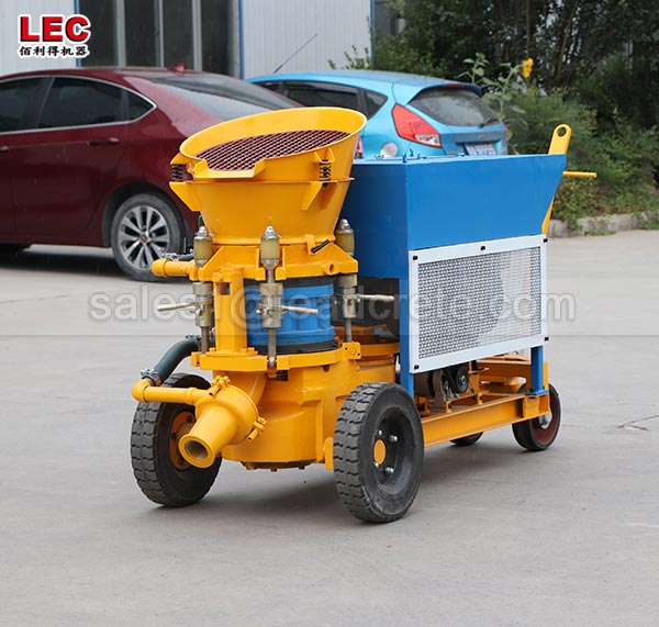 dry concrete spraying gunite shotcrete machine price