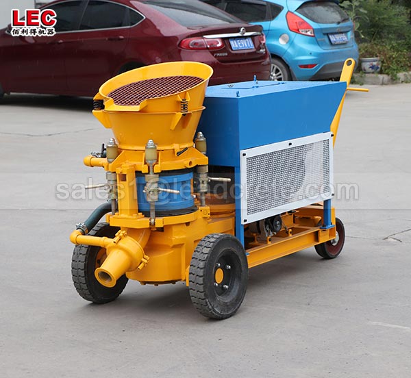 dry concrete spraying shotcrete machine price