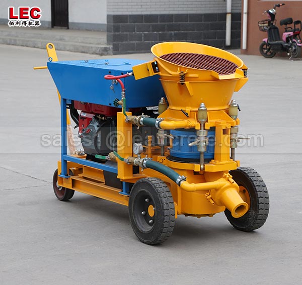 dry type cement concrete shotcrete spraying machine