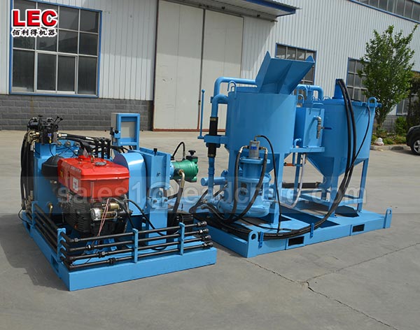 Grout injection equipment