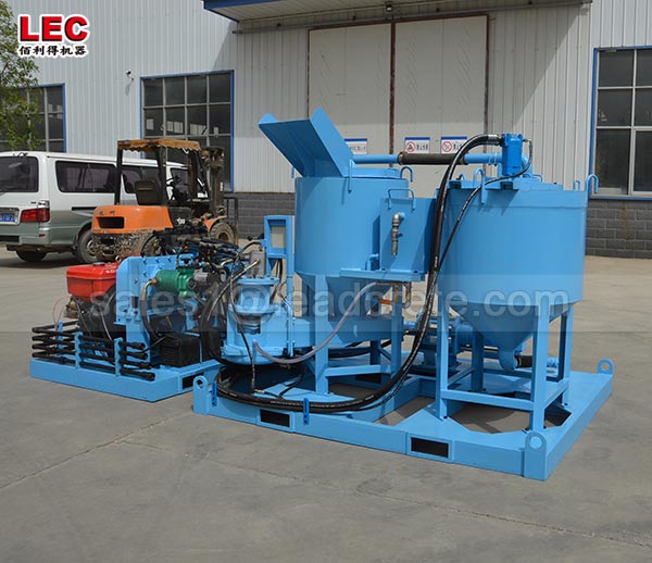 Grout mixing equipment