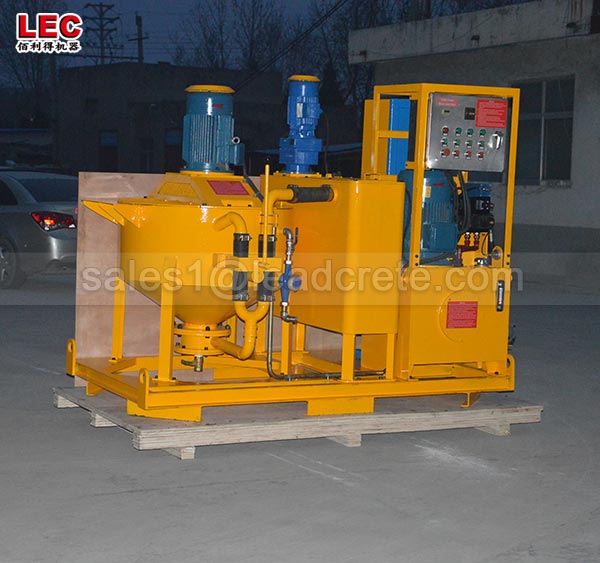 Grout plant machine