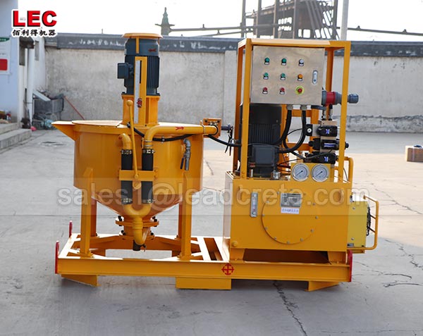Grout unit for tunnel grouting work