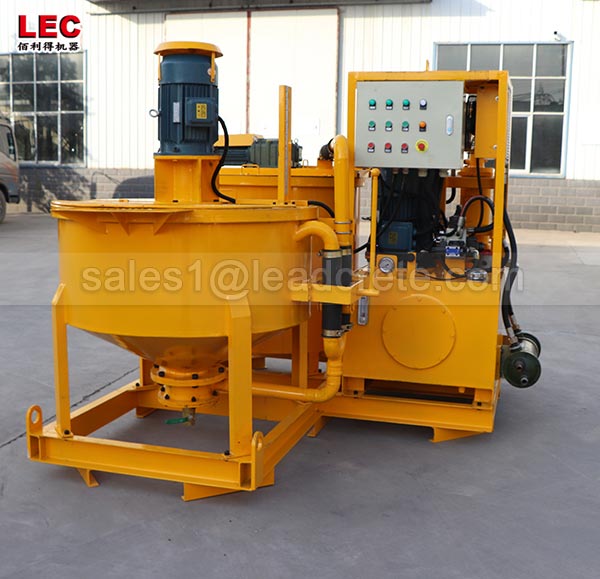 High capacity grouting unit