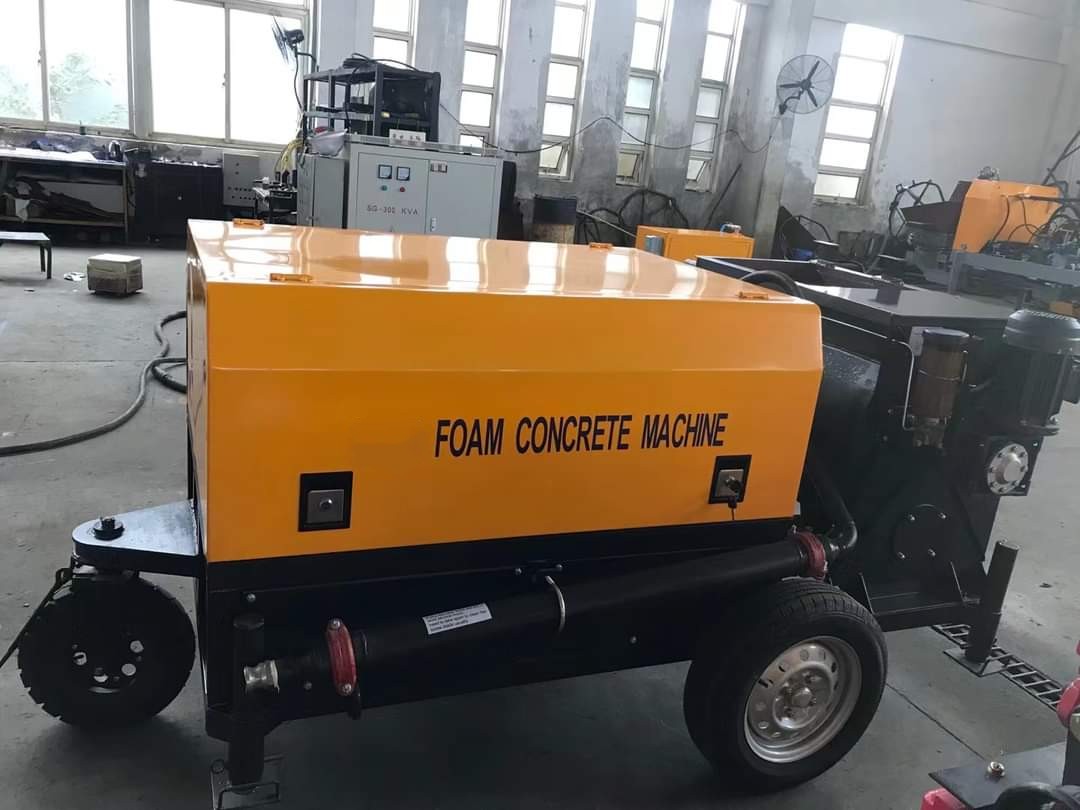 high quality foam concrete block making machine