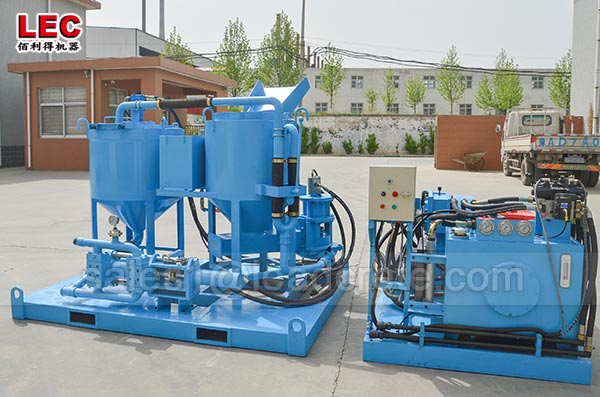 high shear grout plant