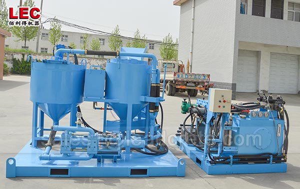 High shear injection grout plant