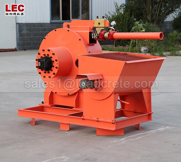 Hose type concrete pump for wall grouting