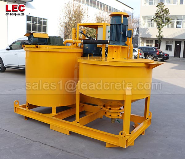 Big capacity grouting unit