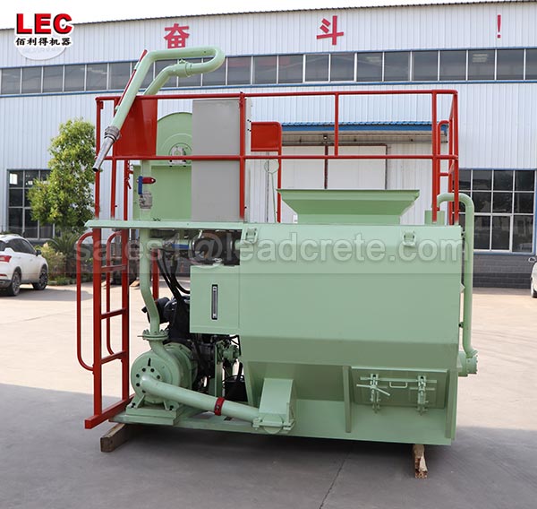 Chinese soil spraying seeds grass planting machine