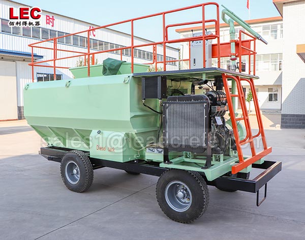 hydroseeding mulch pump machine