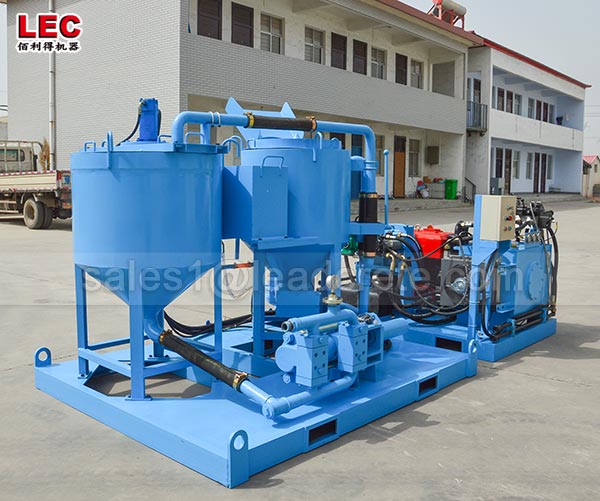 Injection grout plant