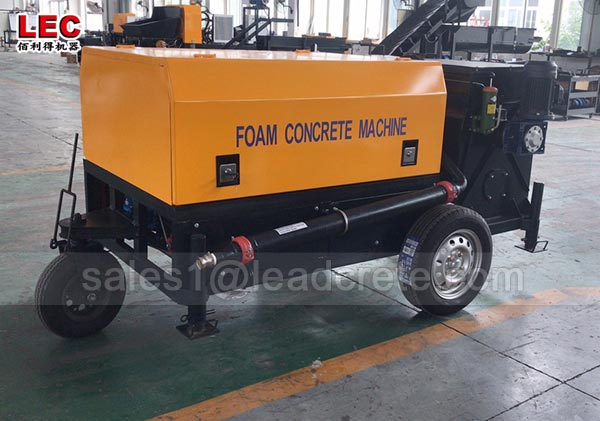 lightweight foam concrete block making machine