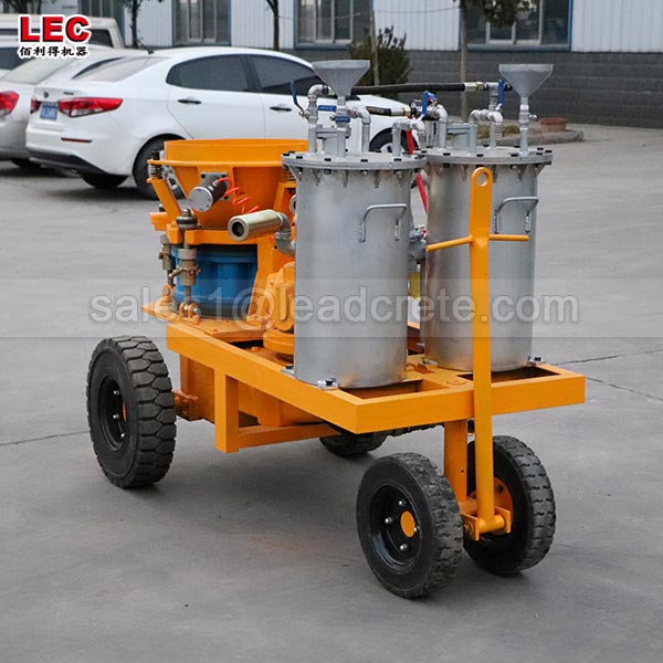 longevity of service concrete wet spray equipment